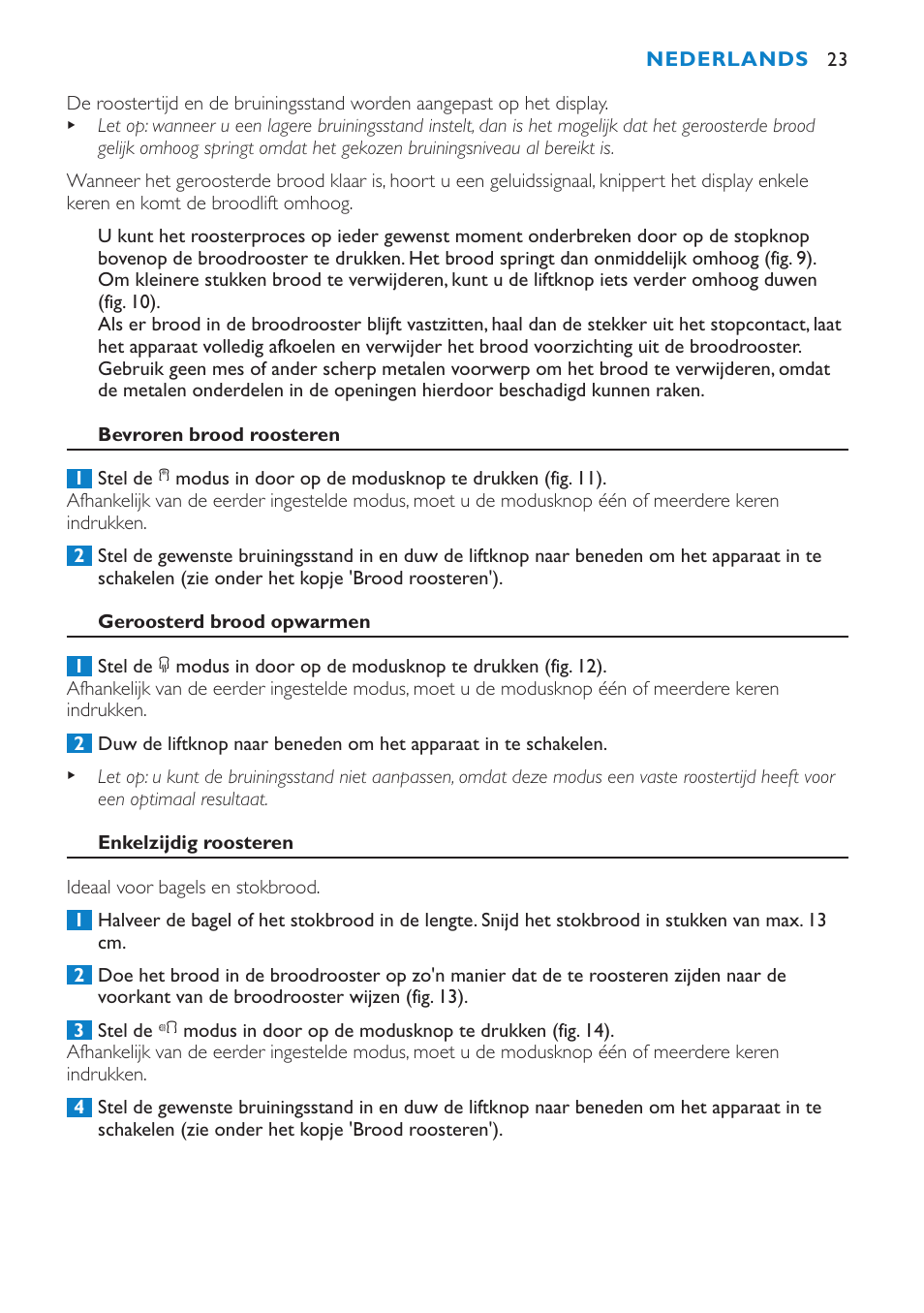 Philips Aluminium Collection Toaster User Manual | Page 23 / 80