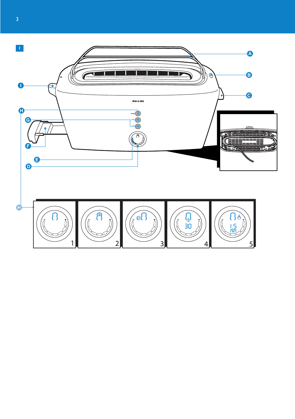 Philips Aluminium Collection Toaster User Manual | Page 3 / 80
