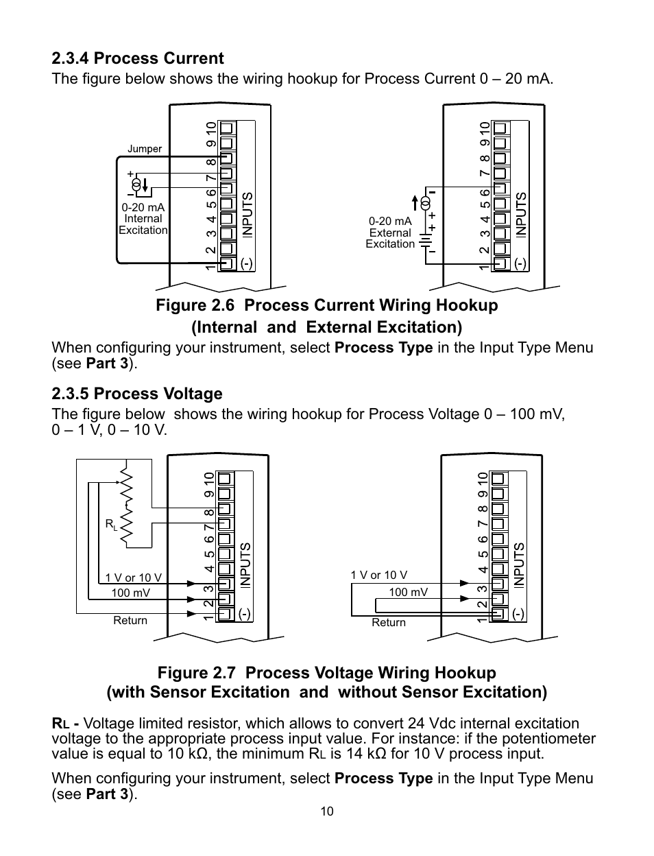4 process current, 5 process voltage | NEWPORT iDRA Controller User Manual | Page 14 / 69