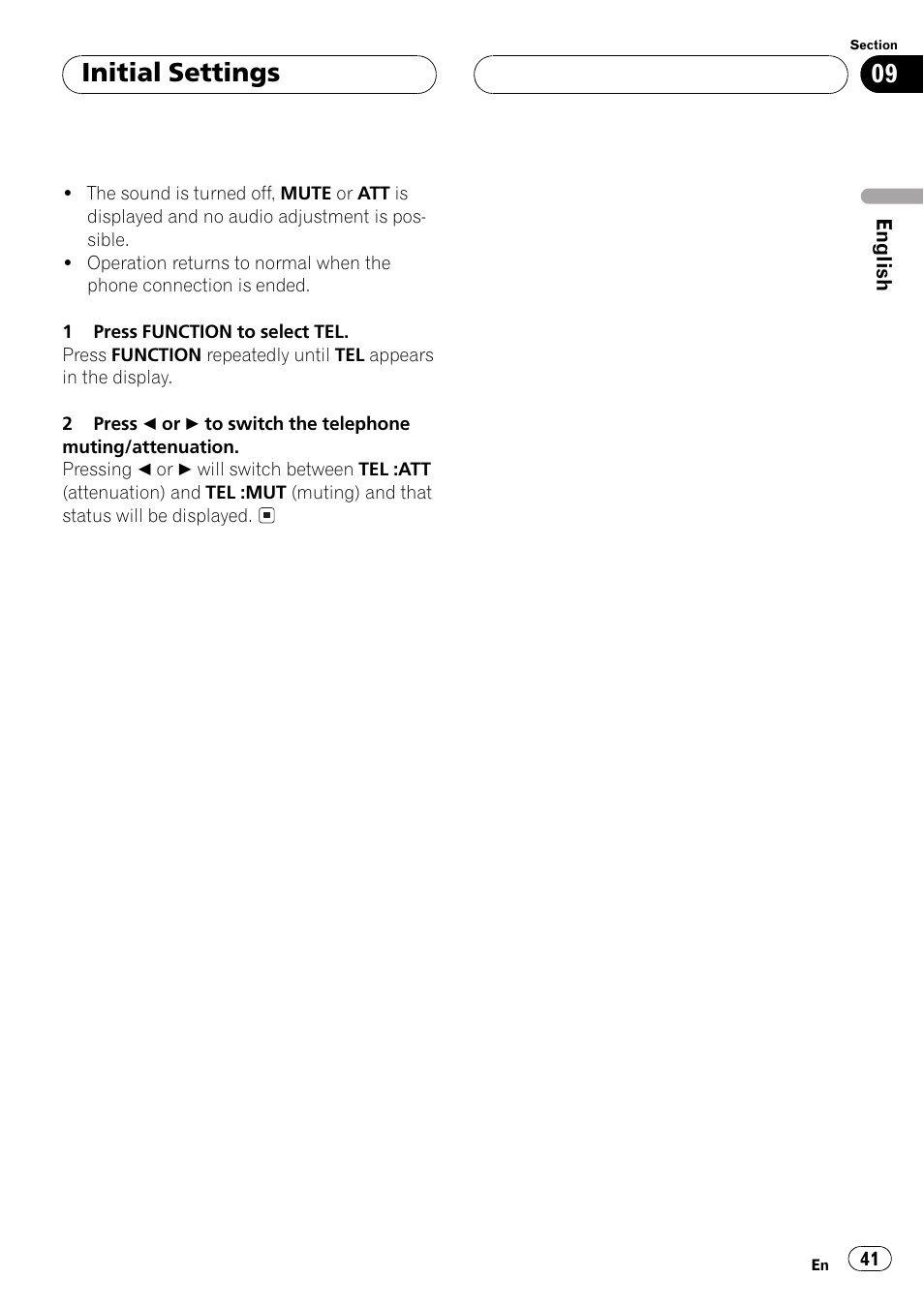Initial settings | Pioneer DEH-P5500MP User Manual | Page 41 / 65