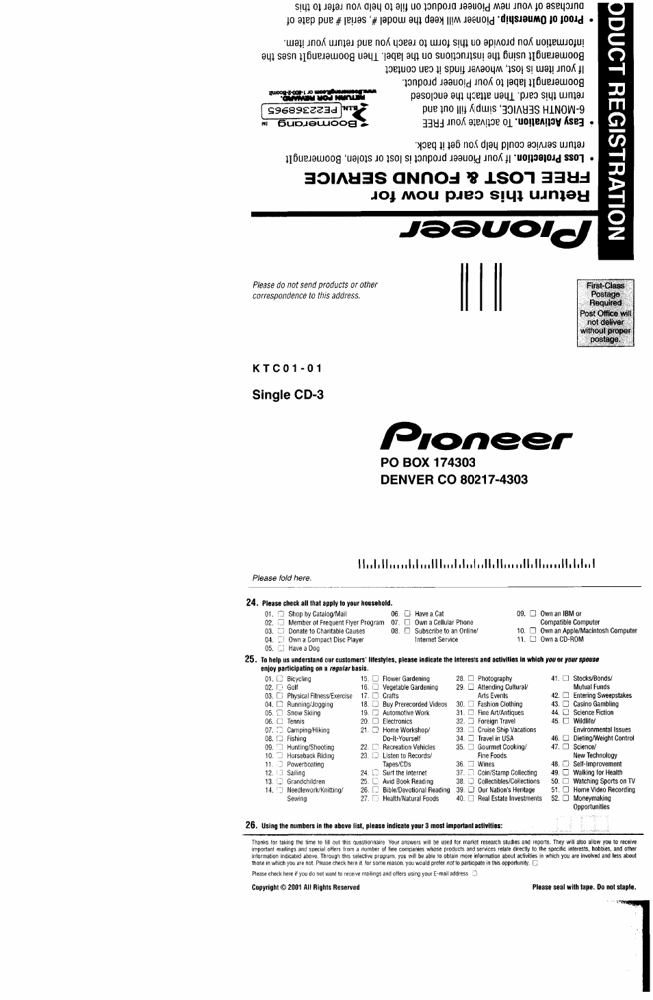 Pioneer DEH-P5500MP User Manual | Page 64 / 65