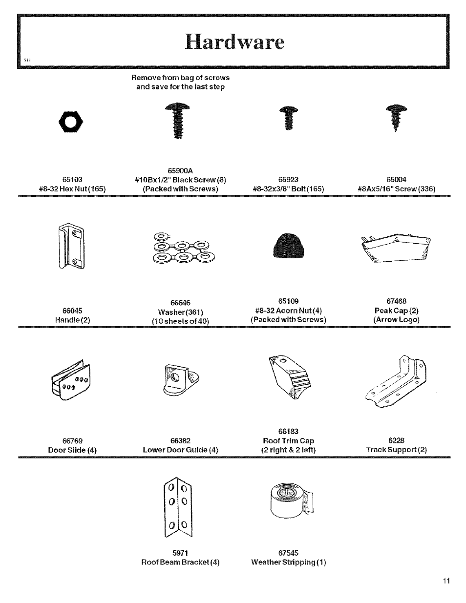 Arrow Storage Products KM1010 User Manual | Page 11 / 32