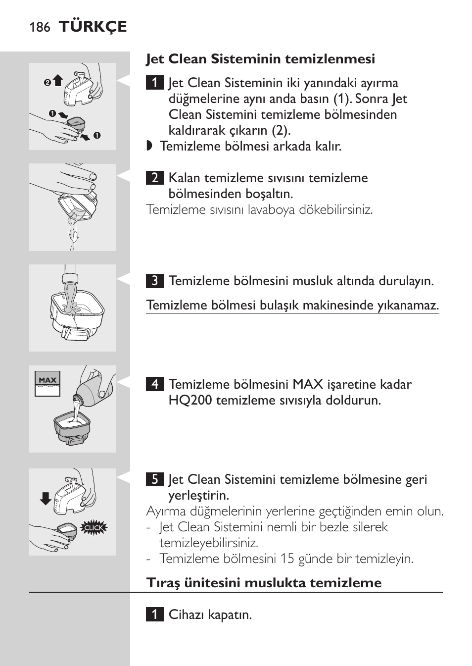 Philips Elektrorasierer User Manual | Page 184 / 192