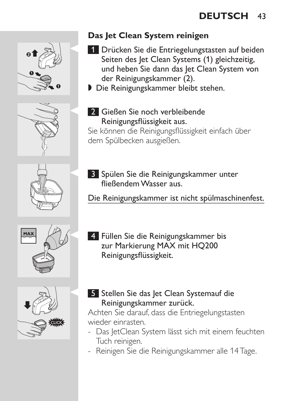 Philips Elektrorasierer User Manual | Page 41 / 192