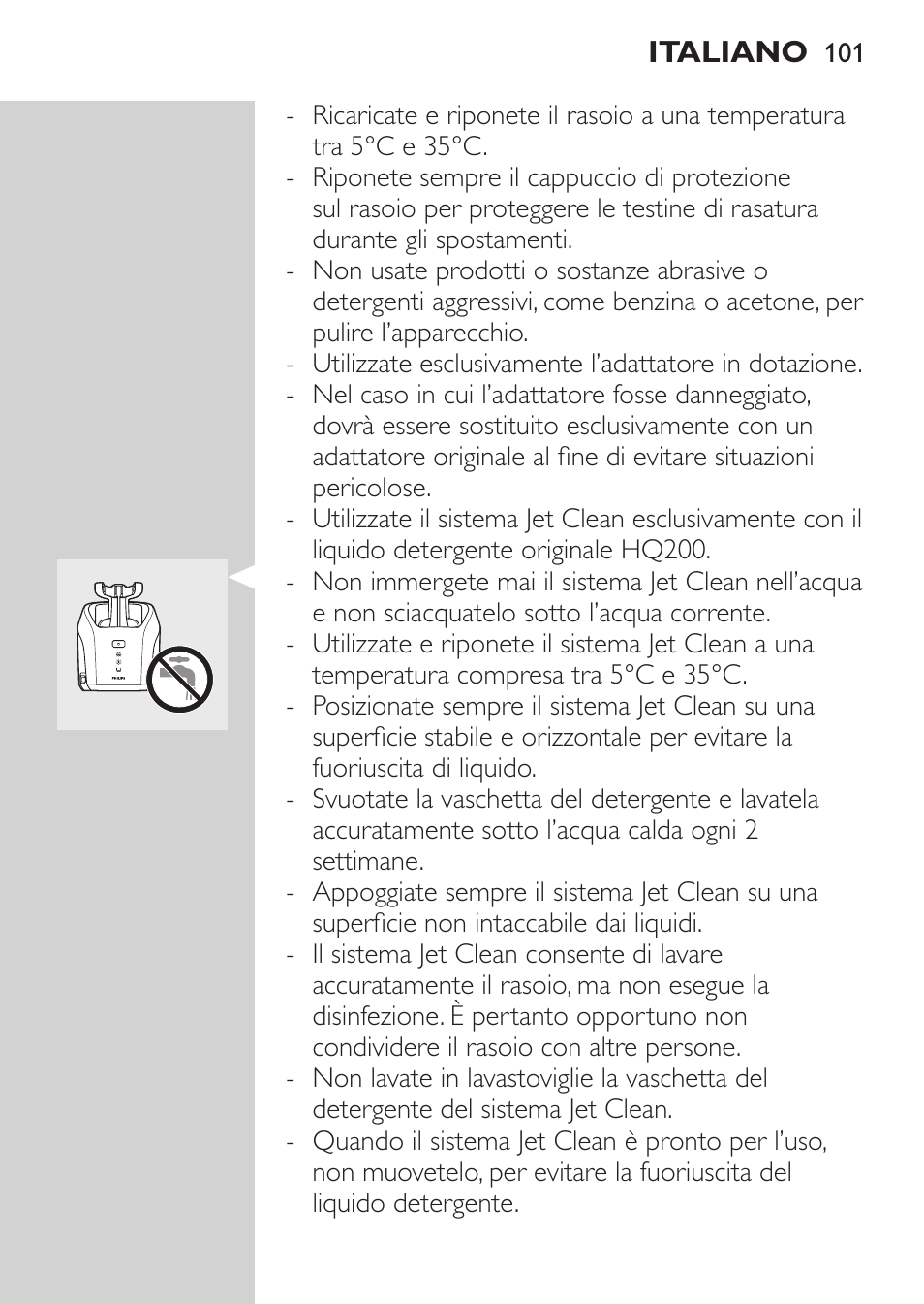Philips Elektrorasierer User Manual | Page 99 / 192