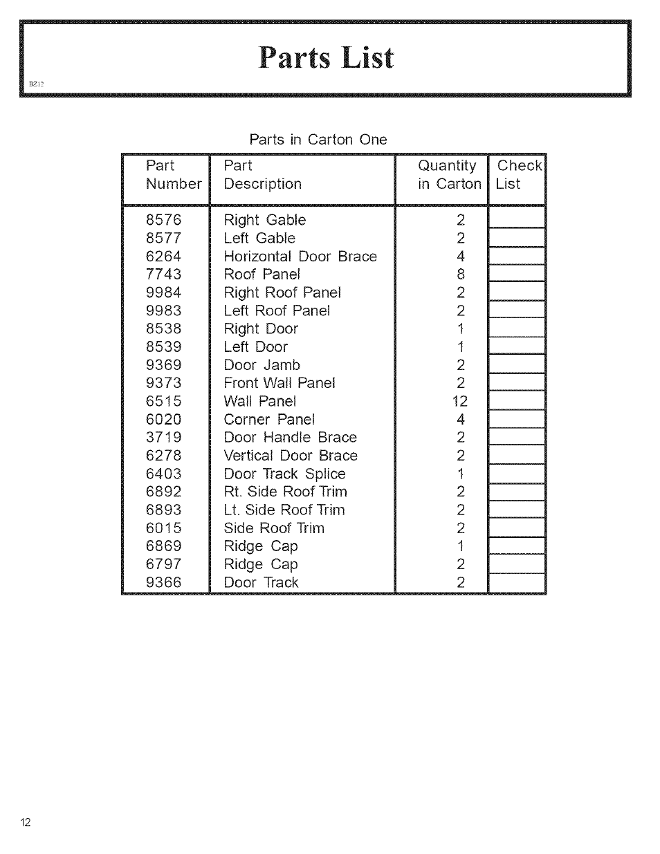 Arrow Storage Products CM1014 User Manual | Page 12 / 34