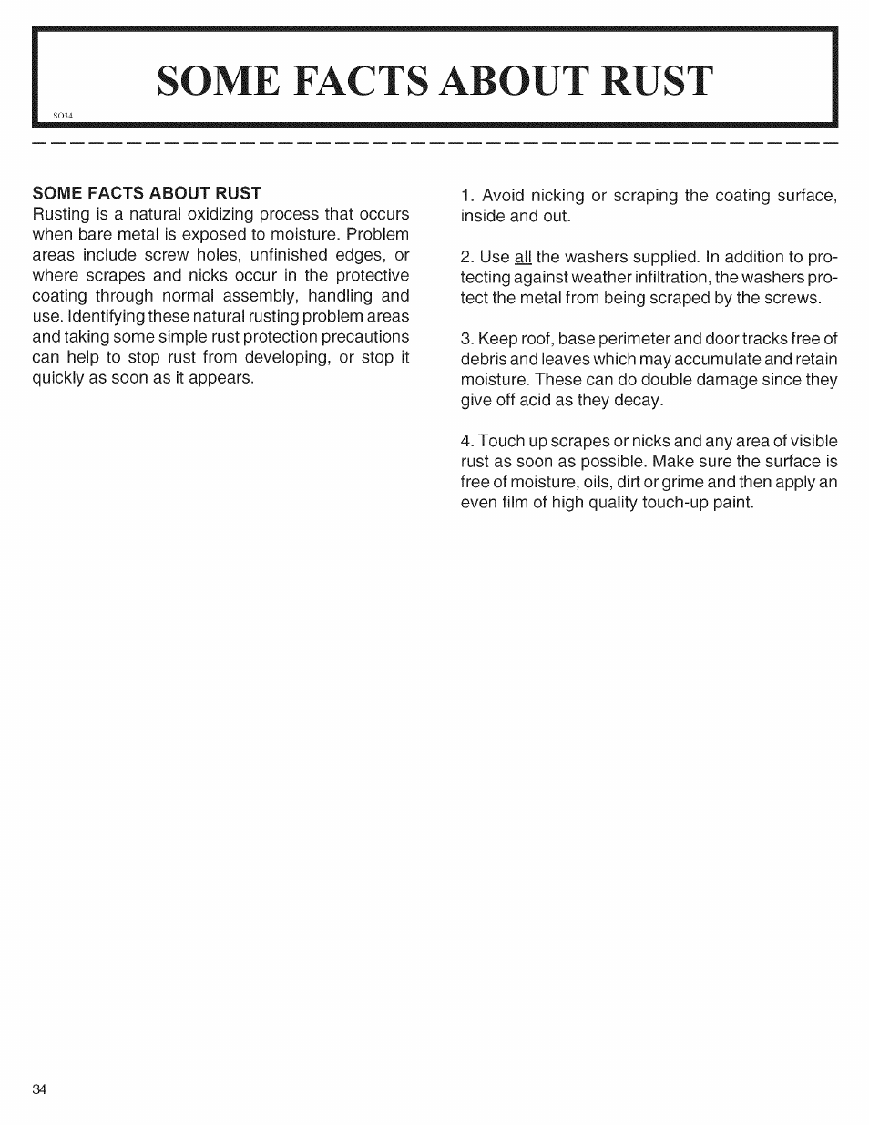 Arrow Storage Products 697.68222 User Manual | Page 34 / 34