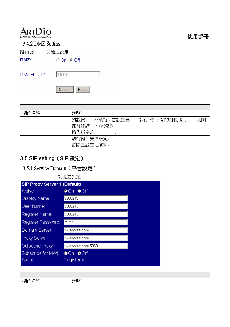 ArtDio SIP VOIP GATEWAY IPS-2000 User Manual | Page 71 / 88