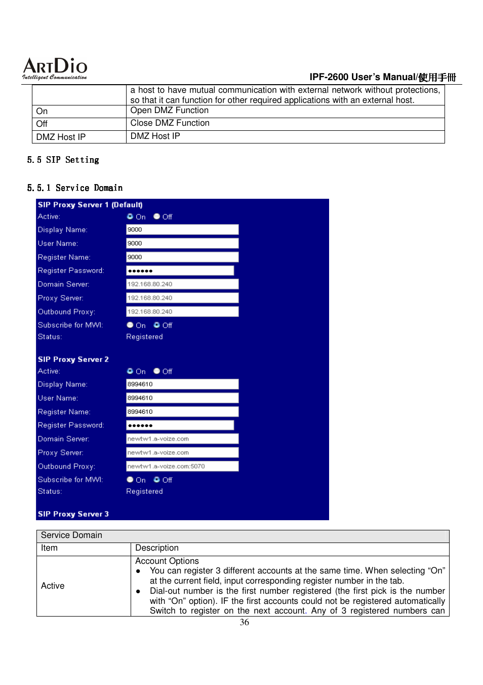 ArtDio IPF-2600 User Manual | Page 36 / 90