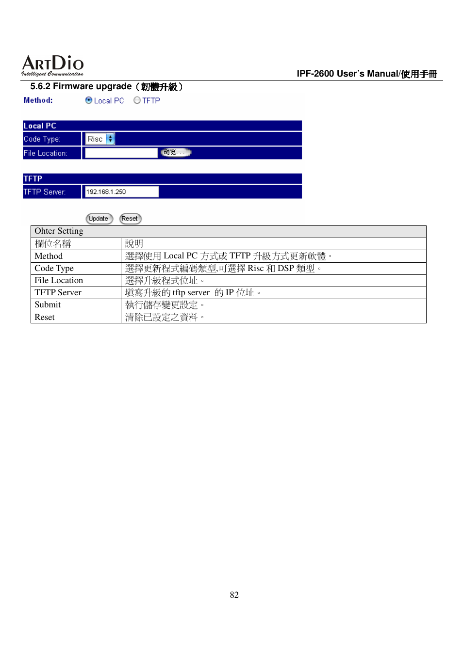 ArtDio IPF-2600 User Manual | Page 82 / 90