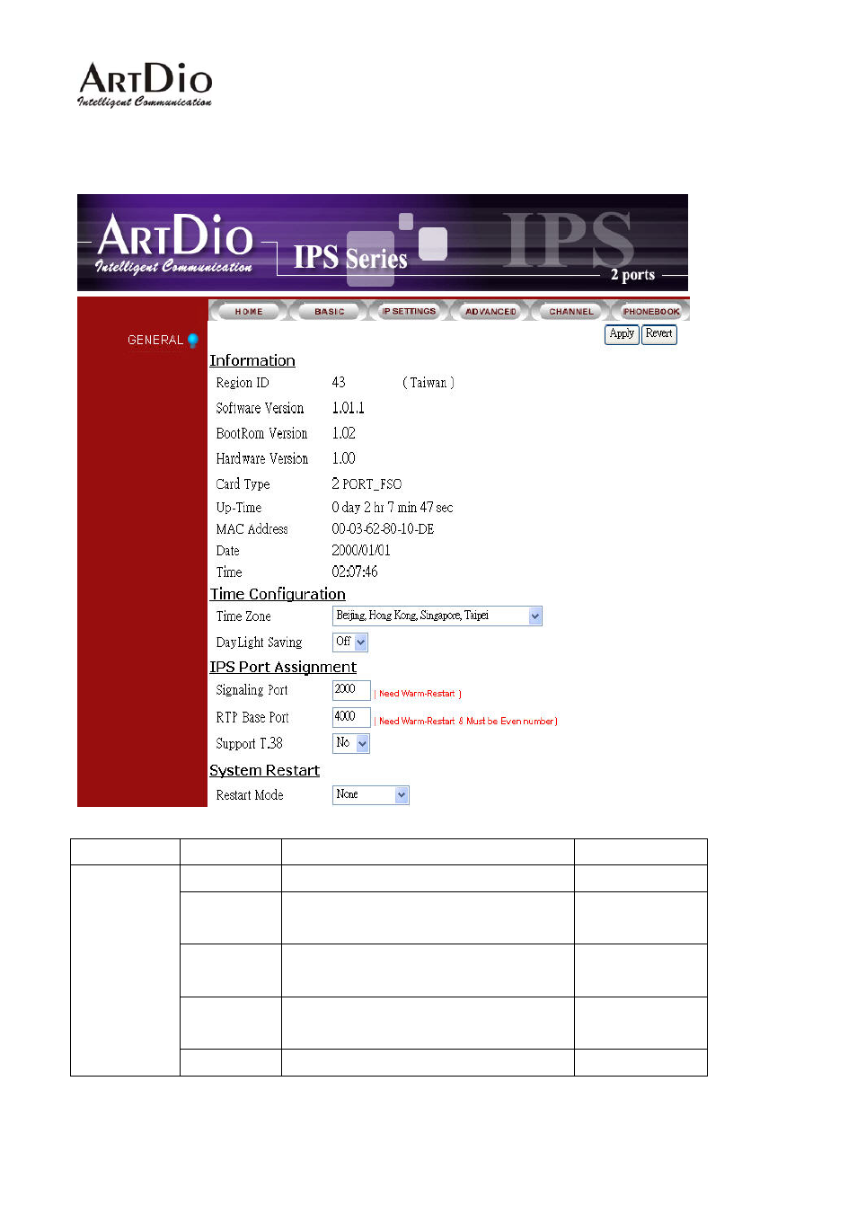 Basic / general | ArtDio IPS 1000 User Manual | Page 35 / 59