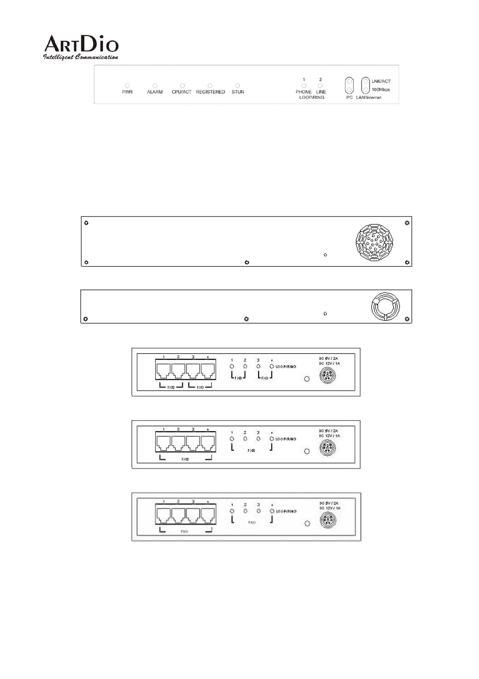 Rear panel | ArtDio IPS 1000 User Manual | Page 8 / 59