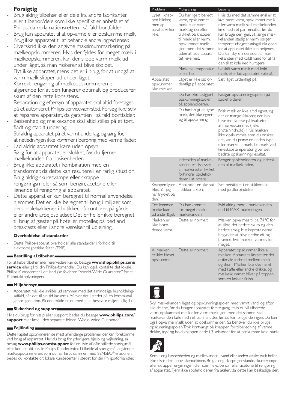 Philips SENSEO® Twist & Milk Kaffeepadmaschine User Manual | Page 114 / 123
