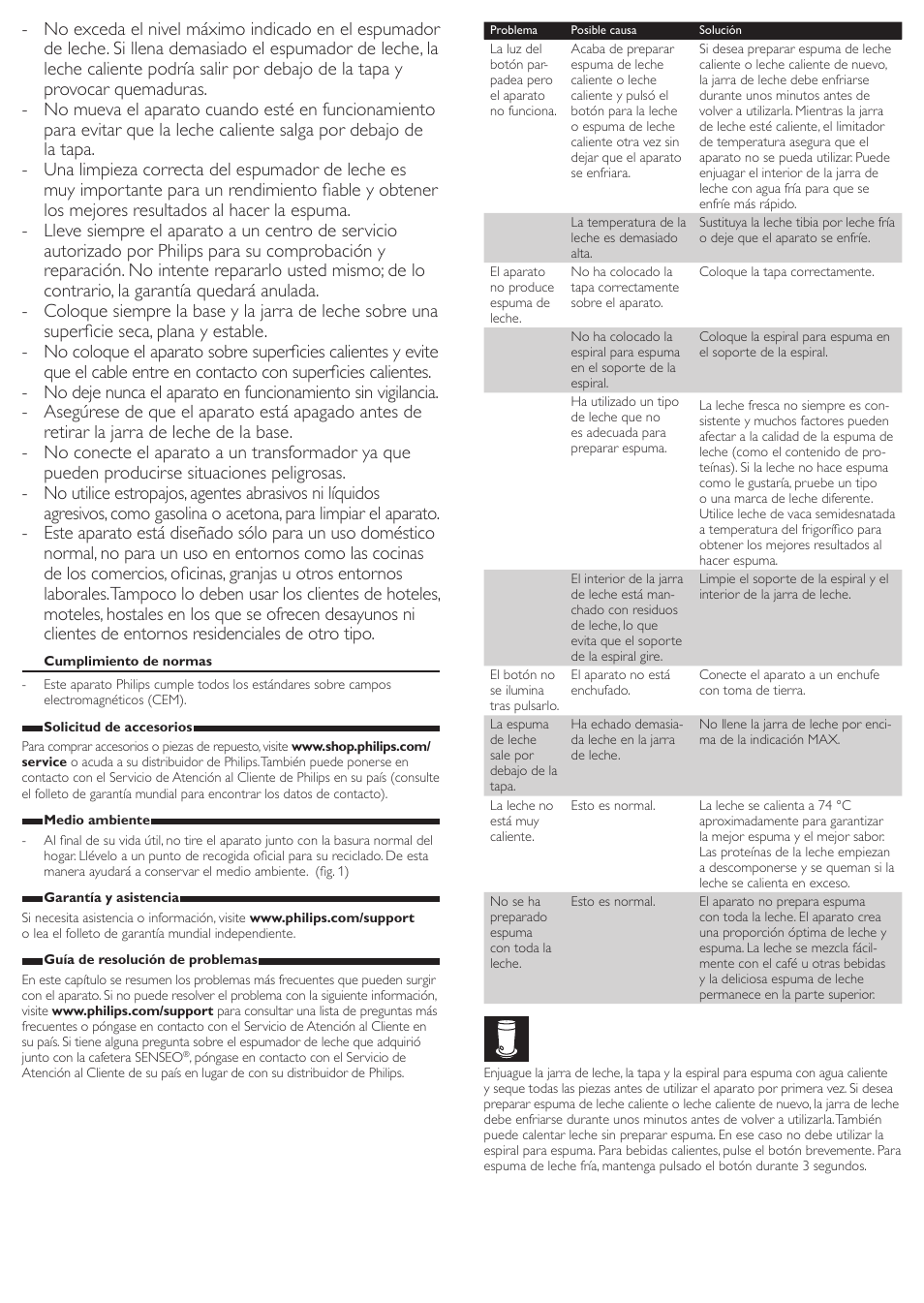 Philips SENSEO® Twist & Milk Kaffeepadmaschine User Manual | Page 117 / 123