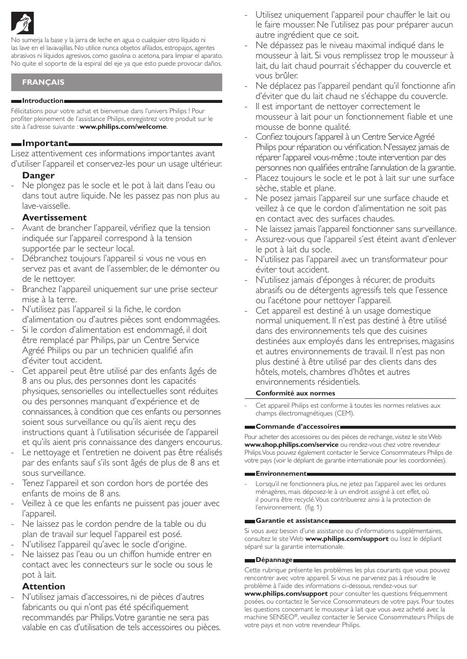 Philips SENSEO® Twist & Milk Kaffeepadmaschine User Manual | Page 118 / 123