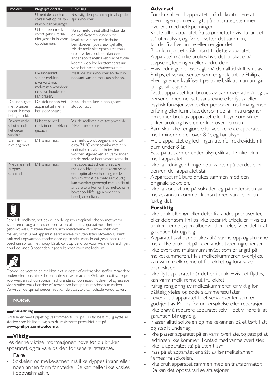 Philips SENSEO® Twist & Milk Kaffeepadmaschine User Manual | Page 122 / 123