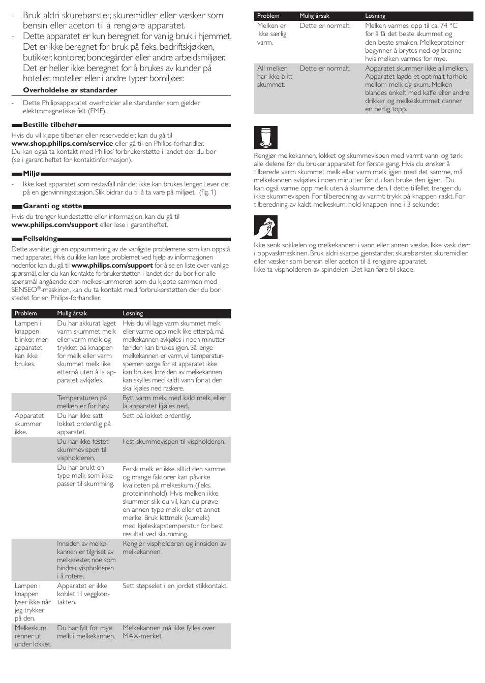 Philips SENSEO® Twist & Milk Kaffeepadmaschine User Manual | Page 123 / 123