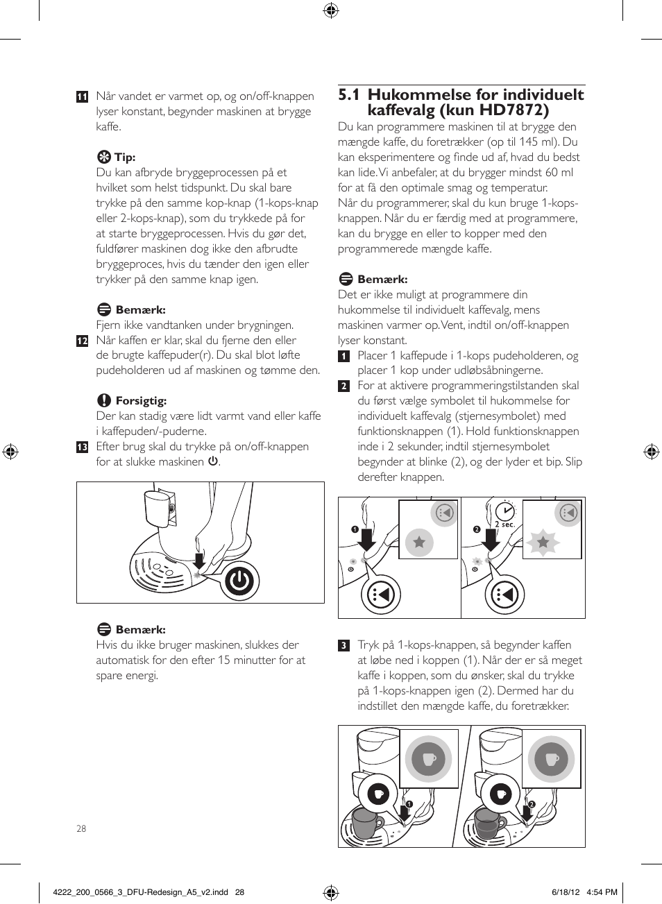 Philips SENSEO® Twist & Milk Kaffeepadmaschine User Manual | Page 28 / 123