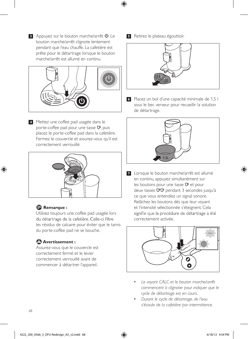 Philips SENSEO® Twist & Milk Kaffeepadmaschine User Manual | Page 68 / 123