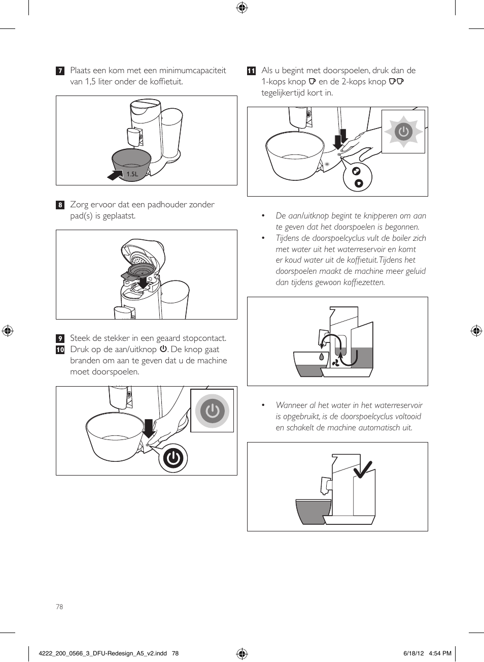 Philips SENSEO® Twist & Milk Kaffeepadmaschine User Manual | Page 78 / 123