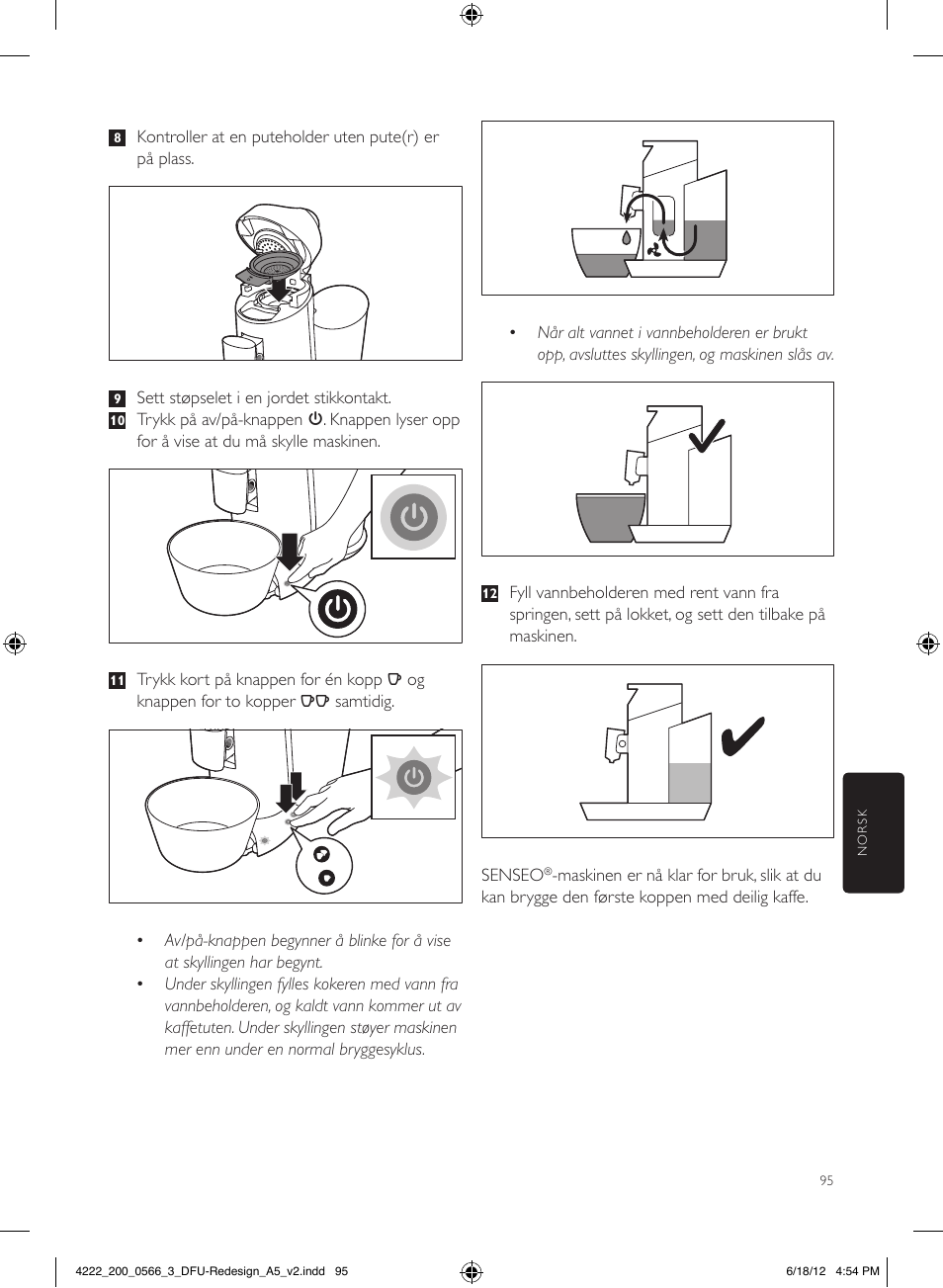 Philips SENSEO® Twist & Milk Kaffeepadmaschine User Manual | Page 95 / 123