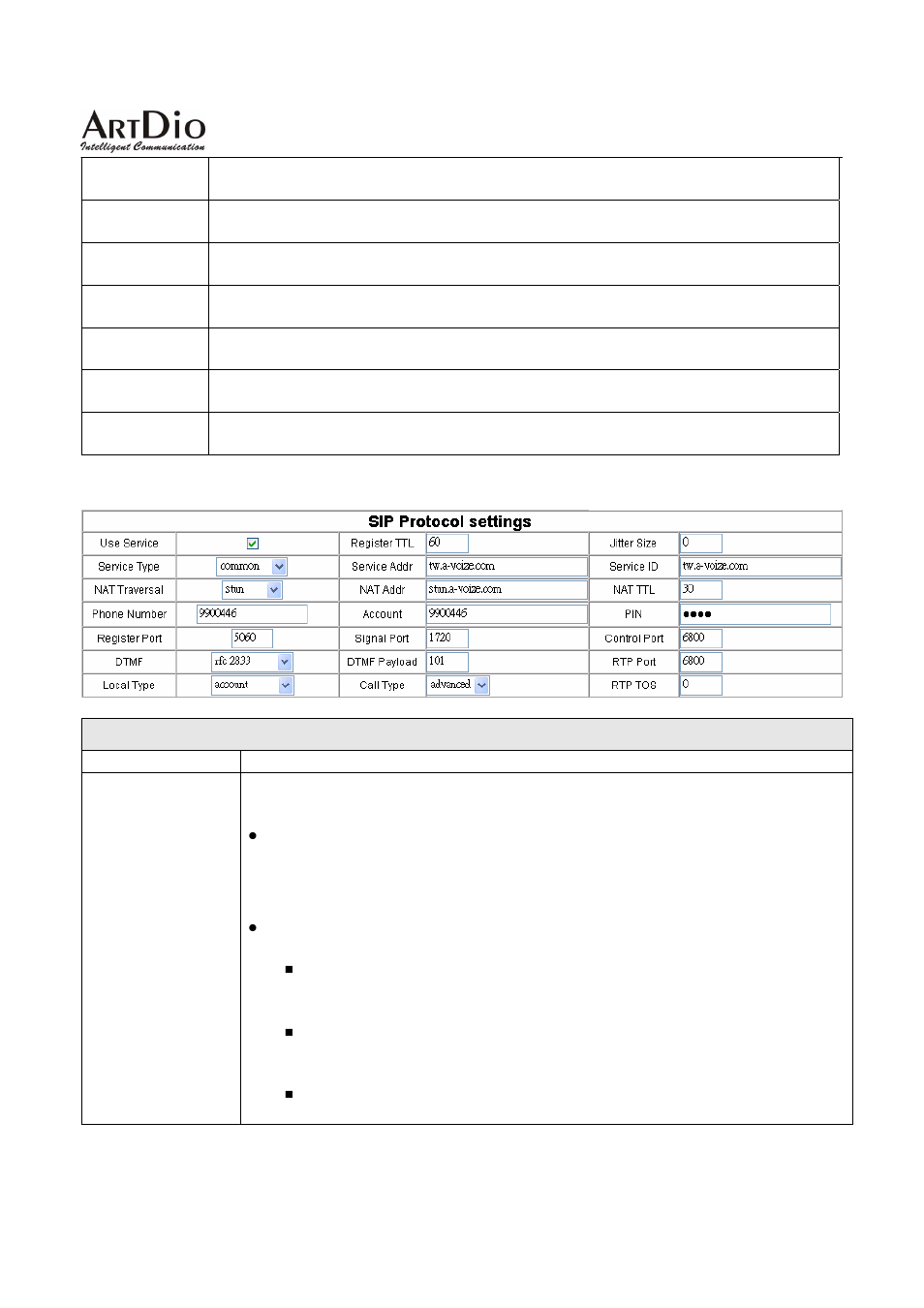 Protocol settings, 2 protocol settings | ArtDio IPS-2101h User Manual | Page 13 / 26