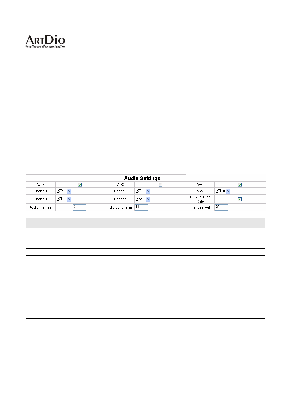 Audio settings, 4 audio settings | ArtDio IPS-2101h User Manual | Page 18 / 26