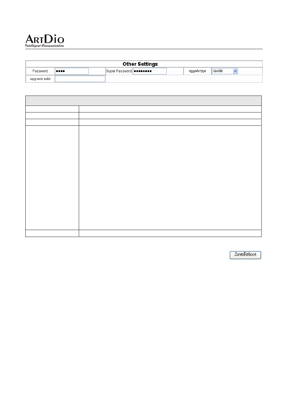 Other settings, 5 other settings, 6 update | ArtDio IPS-2101h User Manual | Page 19 / 26
