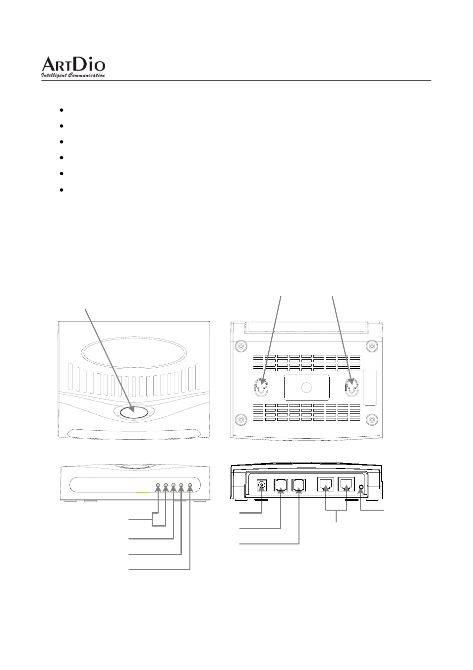 Package content, Installation, 1 functions | ArtDio IPS-2101h User Manual | Page 6 / 26