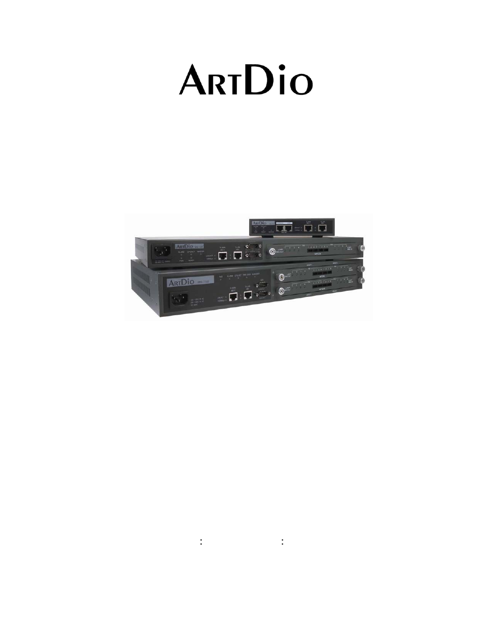 ArtDio IPE 1000 User Manual | 91 pages