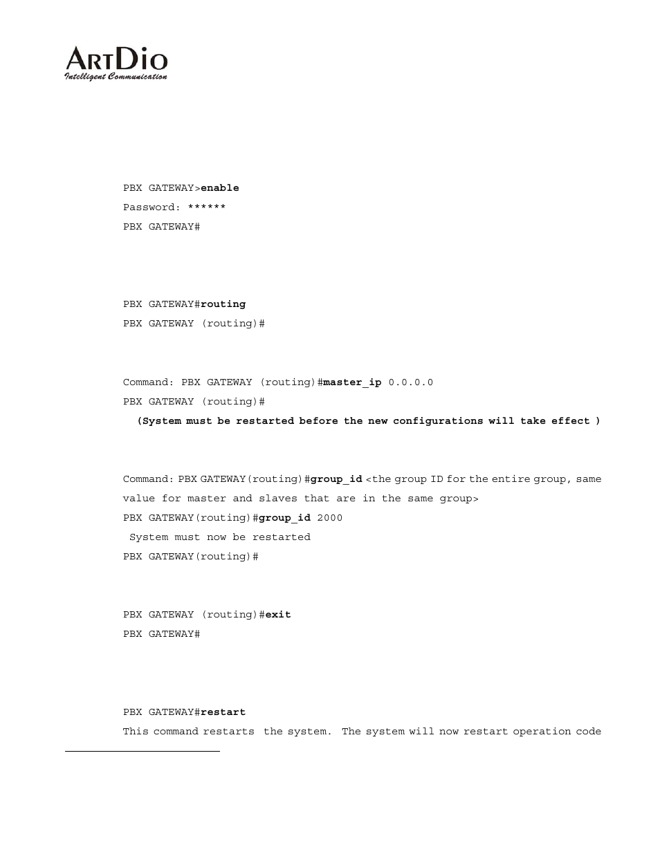 7 configuring the master device | ArtDio IPE 1000 User Manual | Page 28 / 91