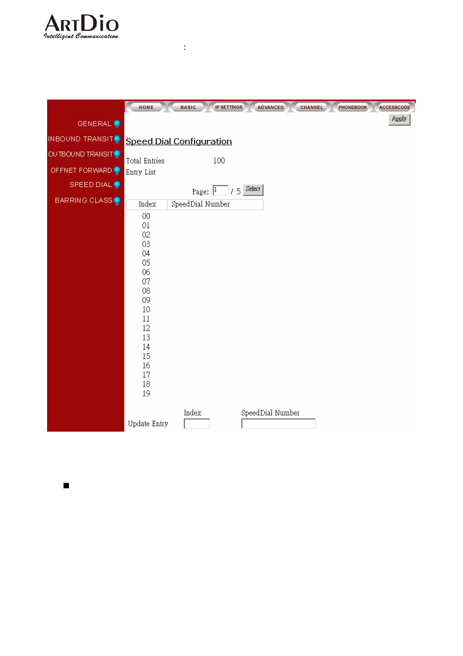 ArtDio IPC 1000 Series User Manual | Page 26 / 67