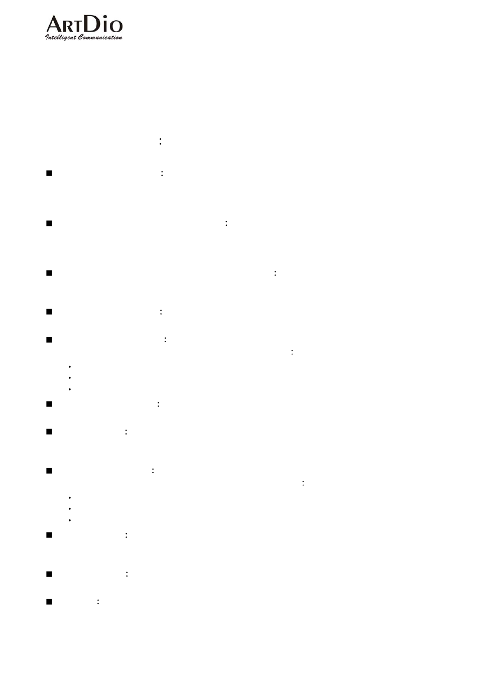 Preface, 1 pbx function | ArtDio IPC 1000 Series User Manual | Page 7 / 67