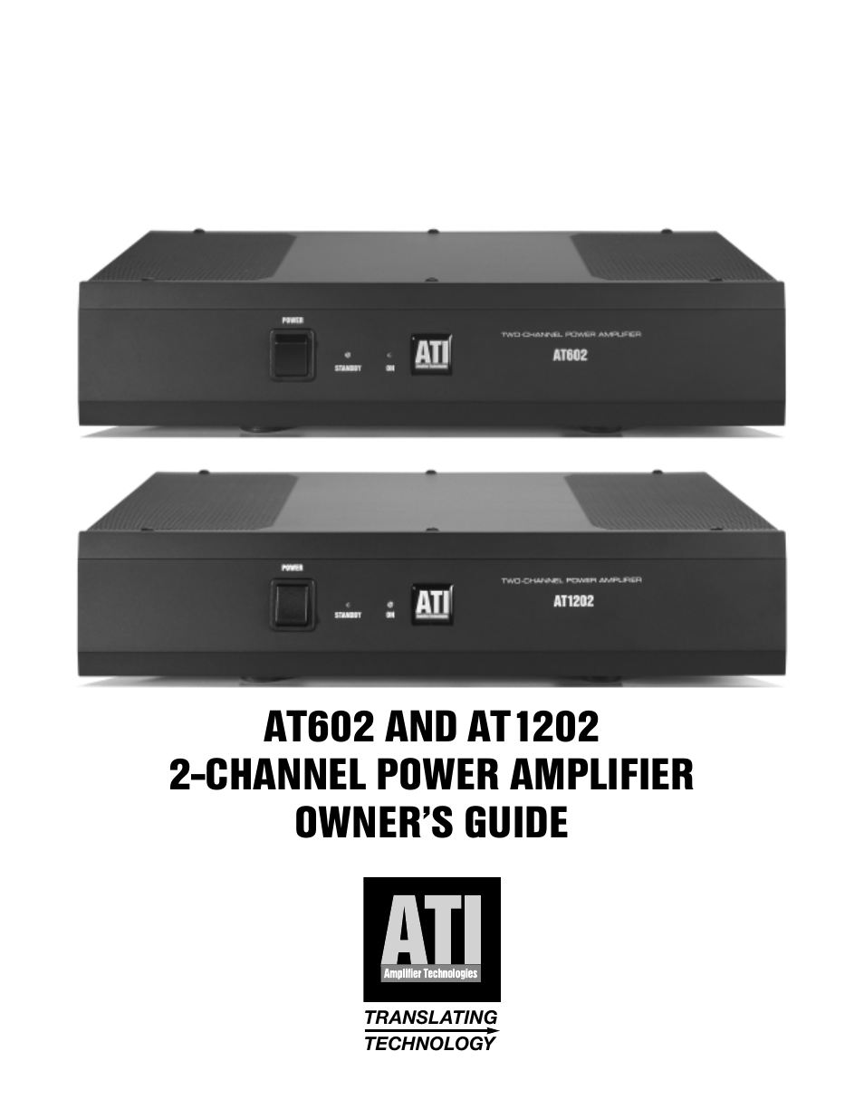 Amplifier Tech AT1202 User Manual | 12 pages