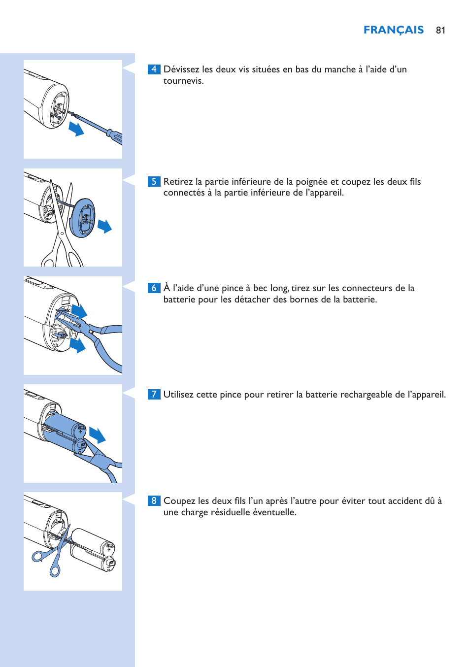 Philips Lumea Precision Plus IPL Haarentfernungssystem User Manual | Page 81 / 118