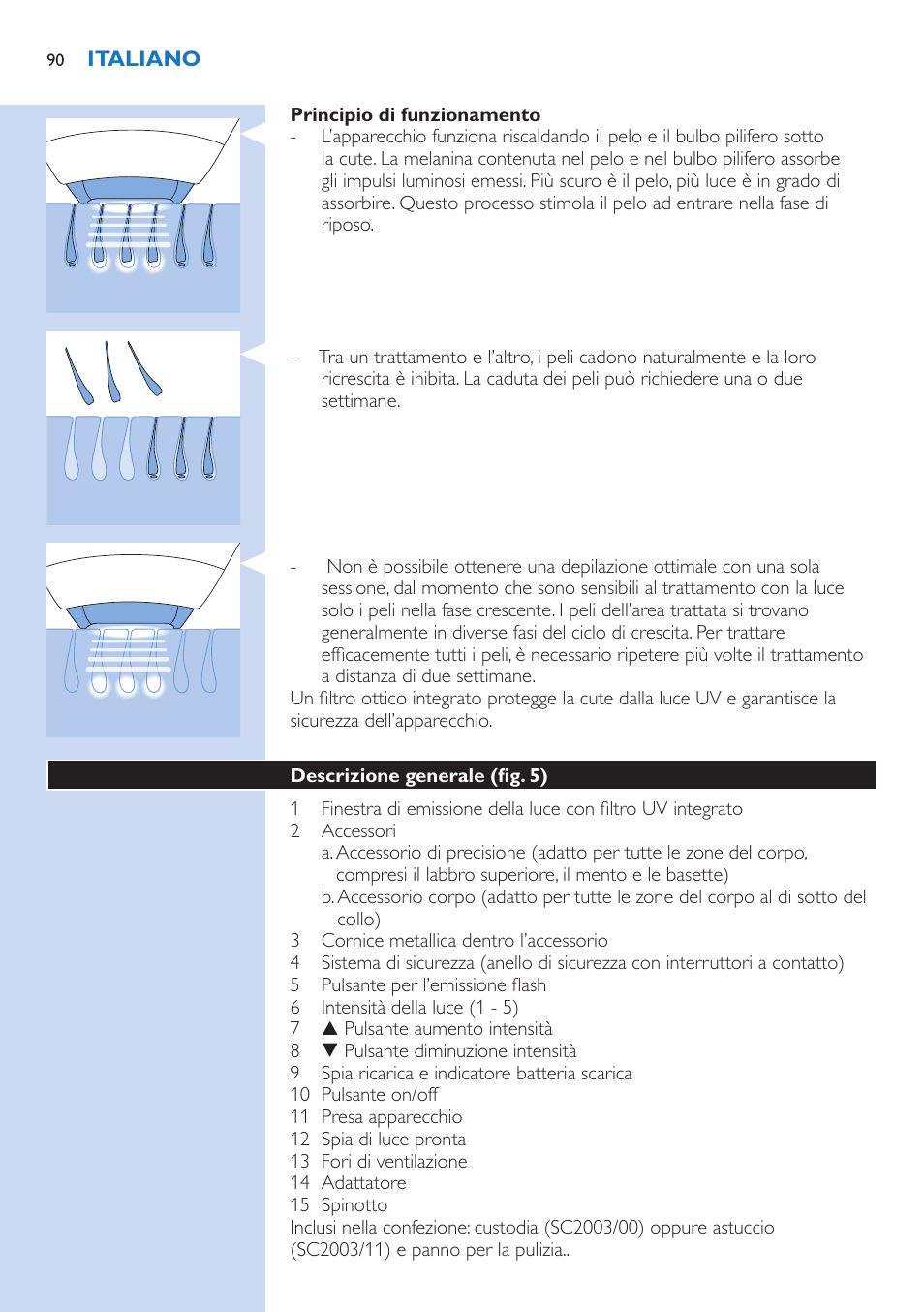 Philips Lumea Precision Plus IPL Haarentfernungssystem User Manual | Page 90 / 118