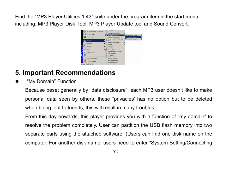 Important recommendations | Astone Holdings Pty Digital Audio Box User Manual | Page 52 / 56