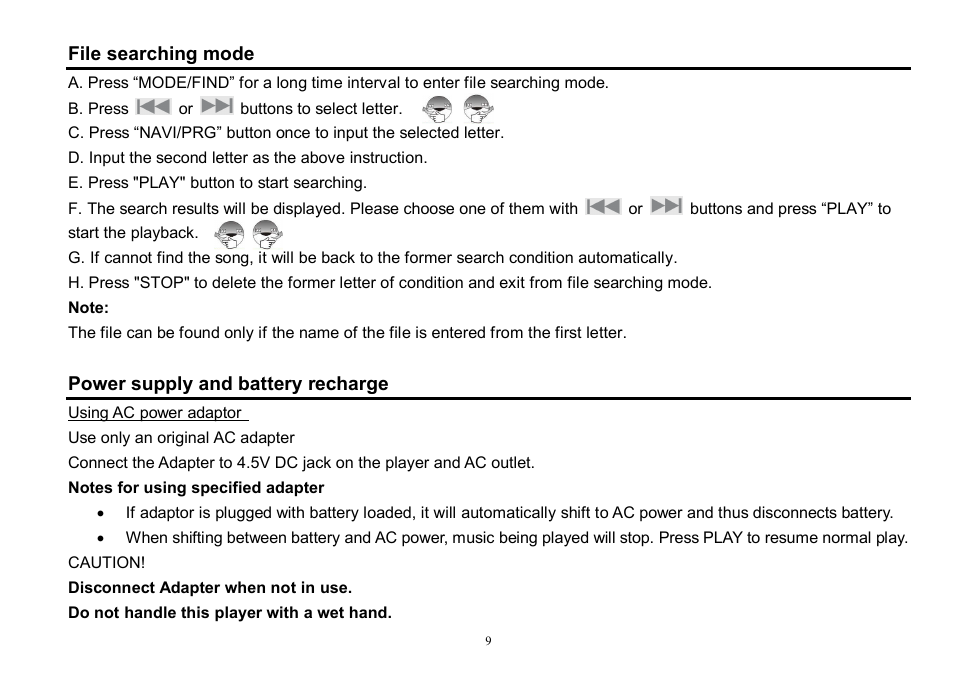 Hyundai H-CD7015 User Manual | Page 9 / 35