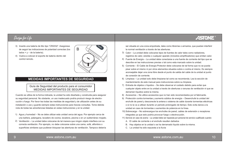 04_spa_09-10.pdf | Astone Holdings Pty i-NAPAll-in-one iPod Docking Station User Manual | Page 28 / 30