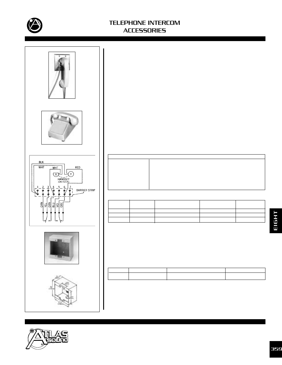 Atlas Sound DY User Manual | 2 pages