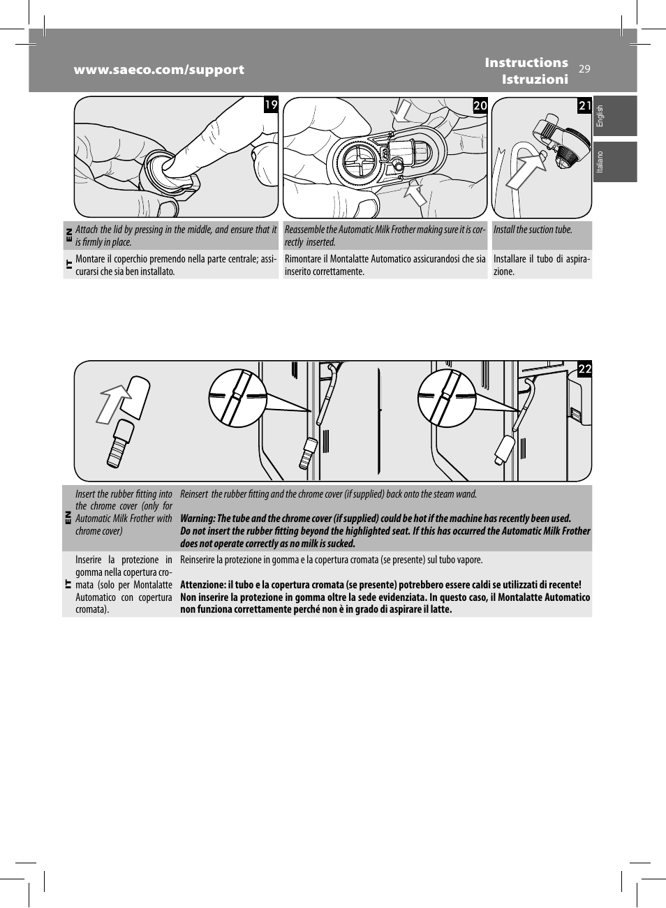 Philips Saeco Moltio Kaffeevollautomat User Manual | Page 29 / 92