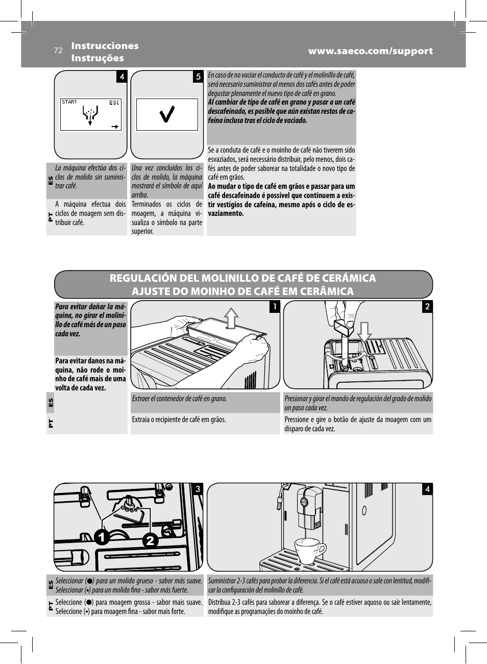 Philips Saeco Moltio Kaffeevollautomat User Manual | Page 72 / 92