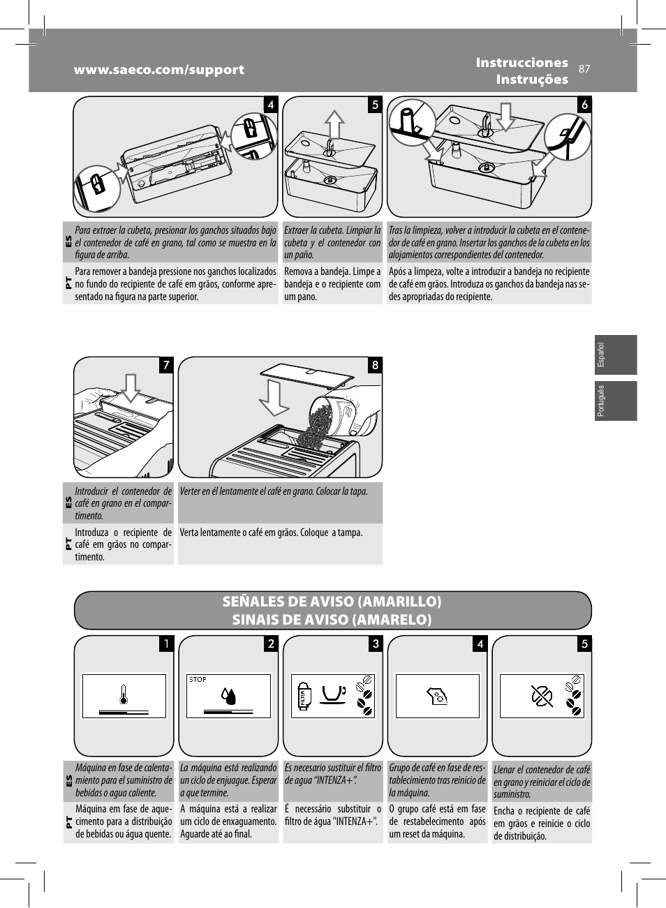 Philips Saeco Moltio Kaffeevollautomat User Manual | Page 87 / 92