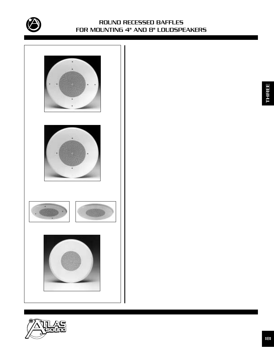 Atlas Sound 51-8 User Manual | 2 pages