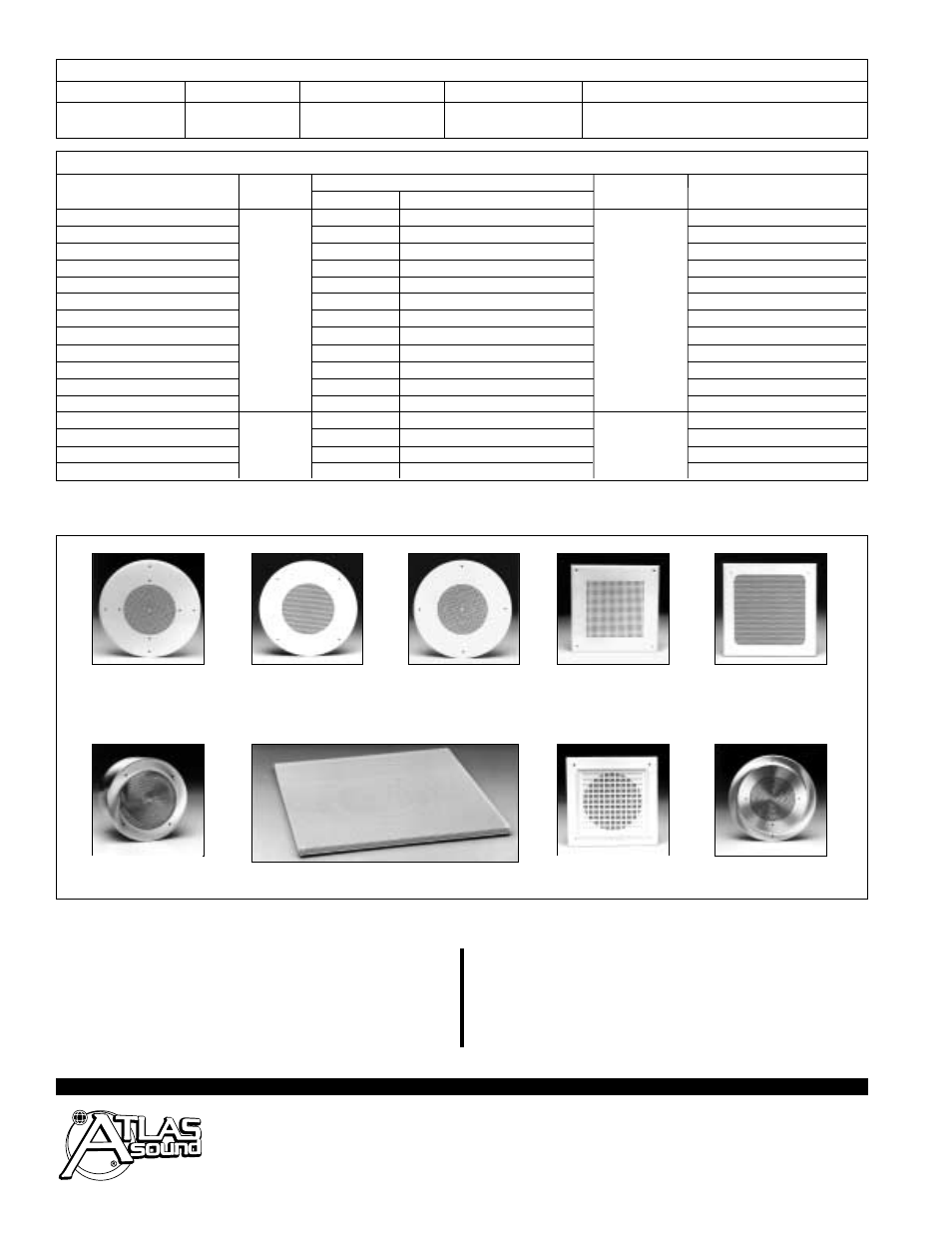 Atlas Sound UHT Series User Manual | Page 2 / 2