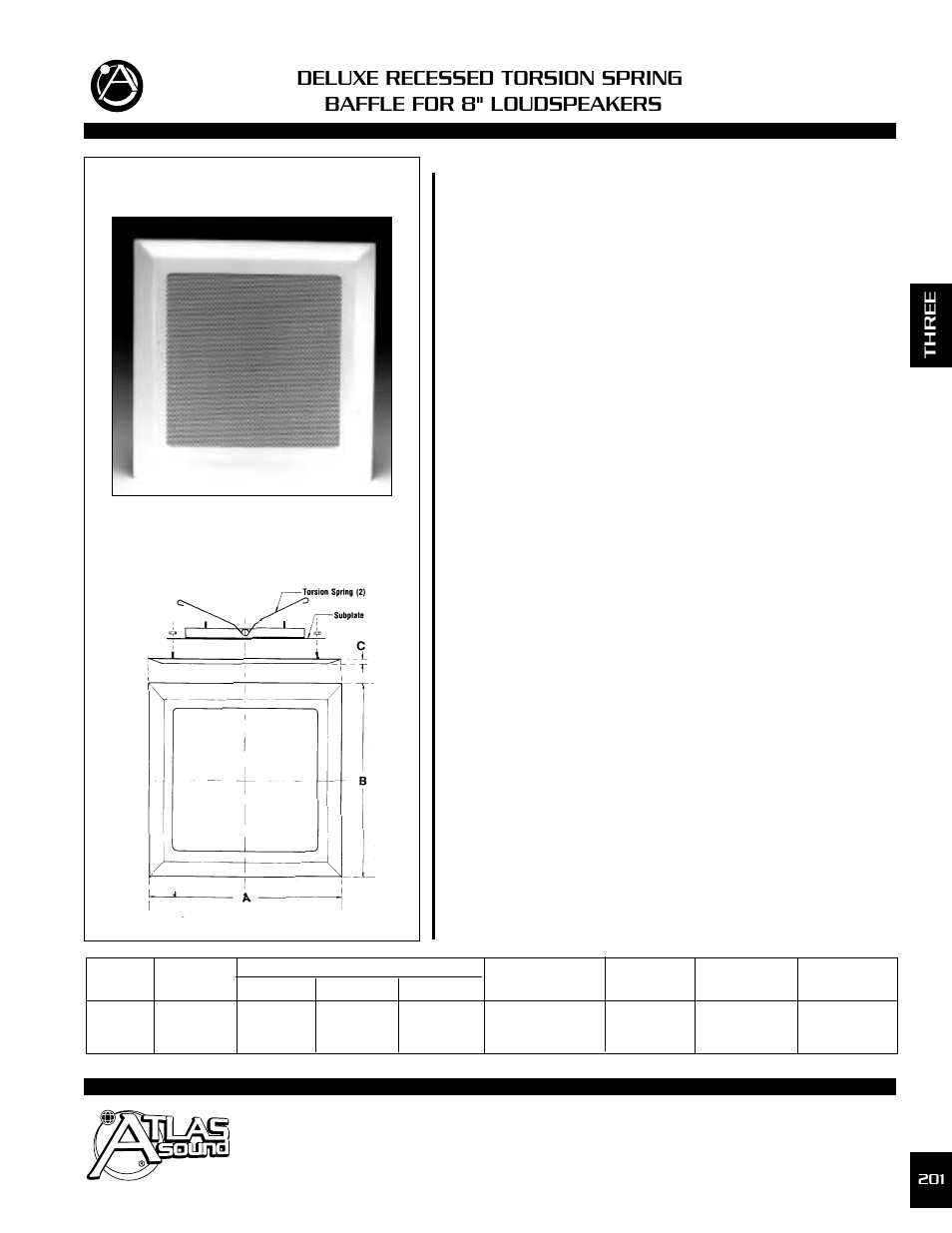 Atlas Sound T620-8 User Manual | 1 page