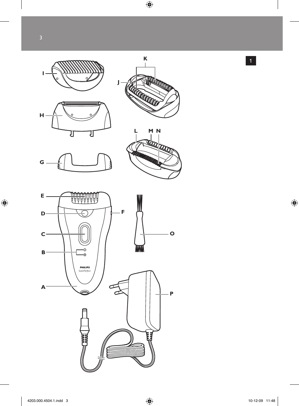 Philips SatinPerfect Epilierer User Manual | Page 3 / 88