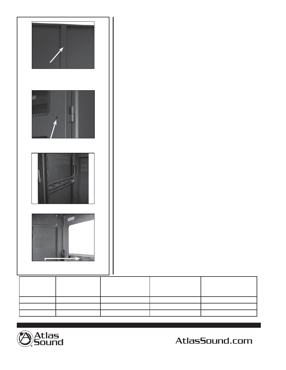 Atlas Sound FMA44-25G User Manual | Page 2 / 4