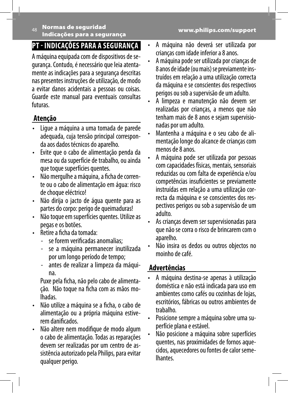 Philips Saeco Kaffeevollautomat User Manual | Page 48 / 68