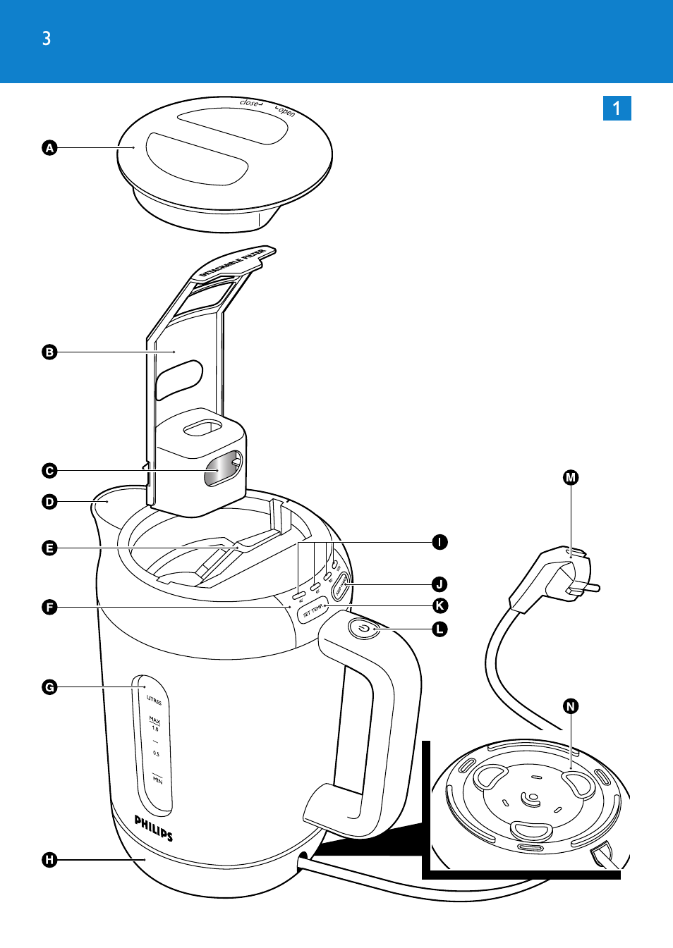 Philips Wasserkocher User Manual | Page 3 / 160